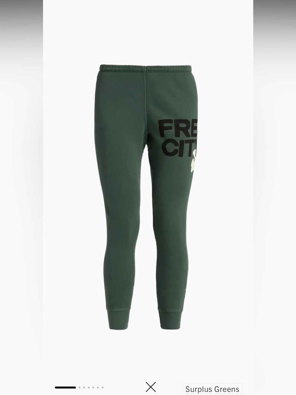 freecity Deep Green Sweatpants